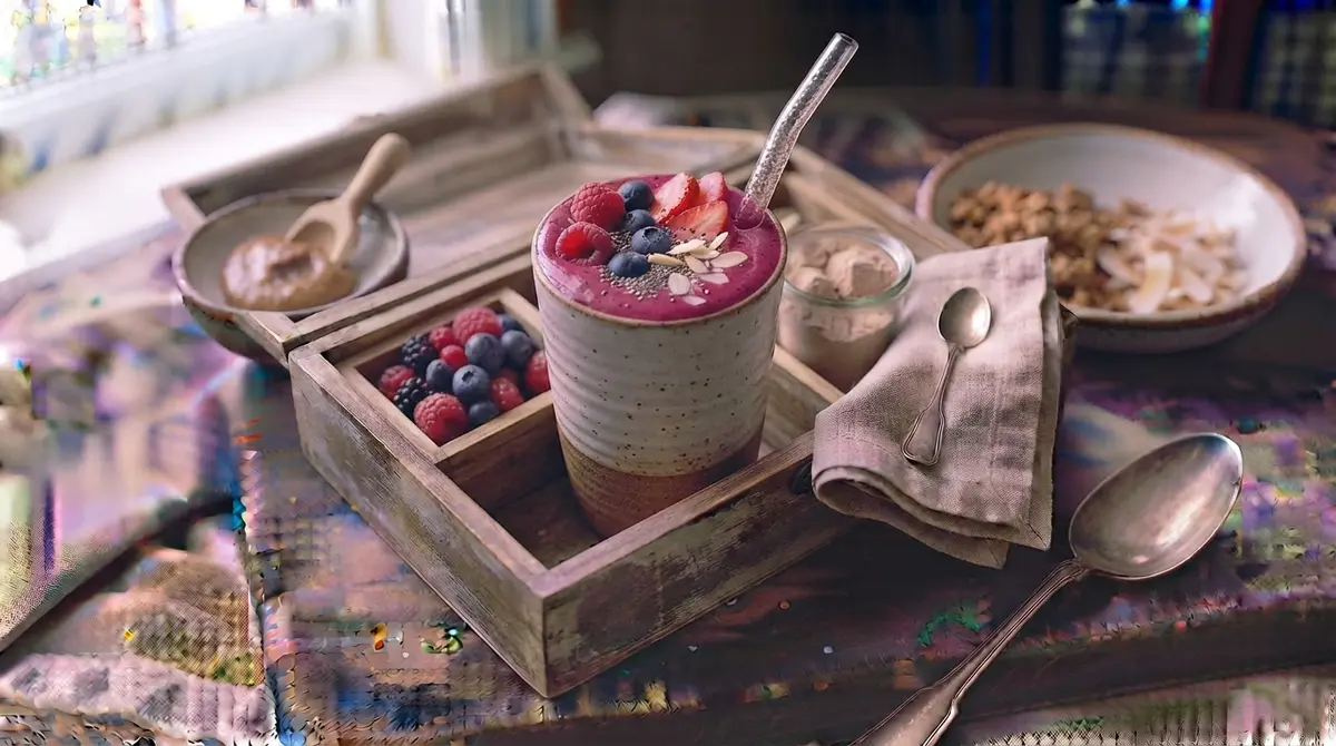 Mixed Berry Protein Smoothie